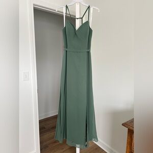 Azazie Eucalyptus Bridesmaid Dress